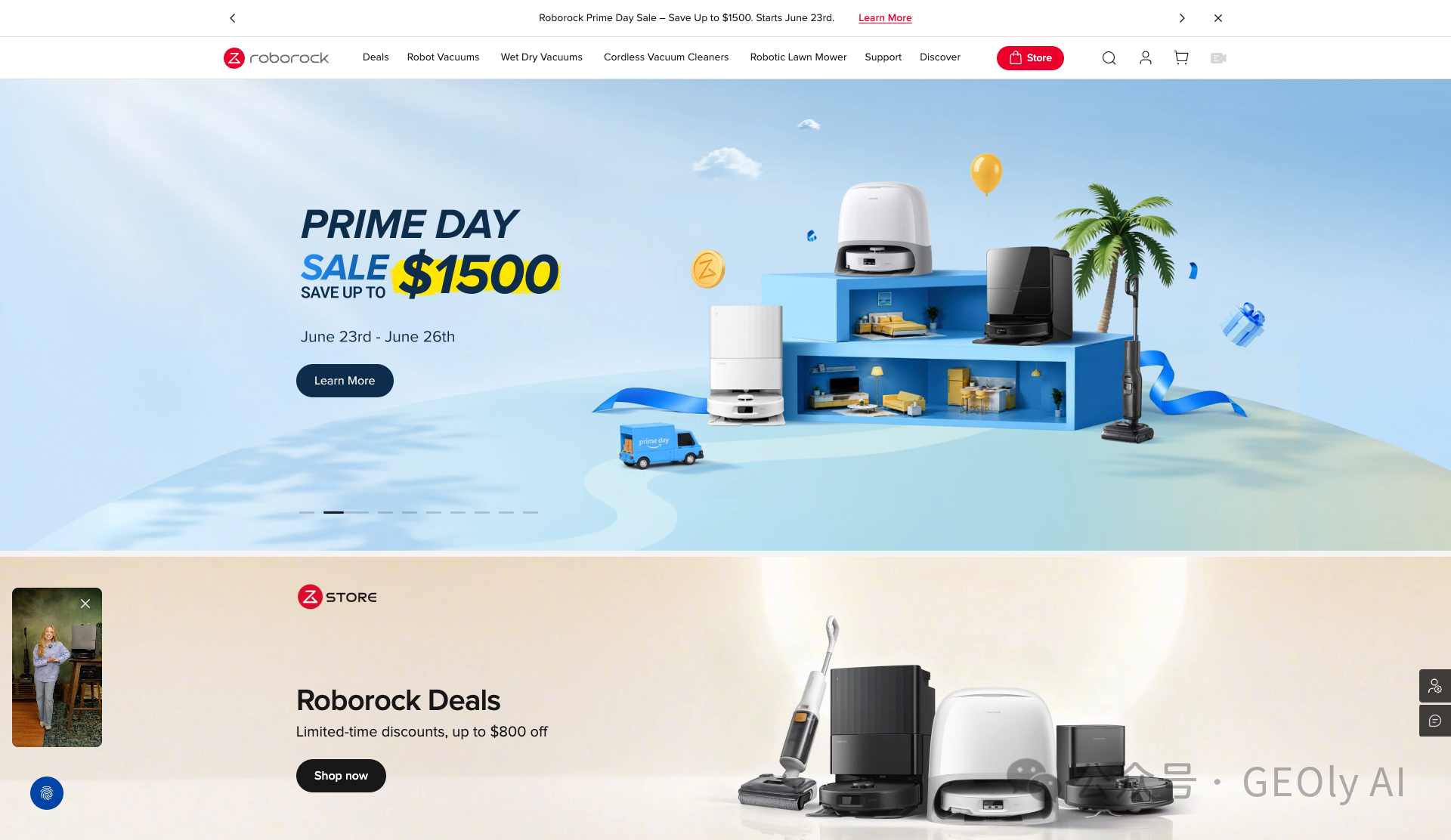 Roborock 美国市场 GEO 诊断报告封面图