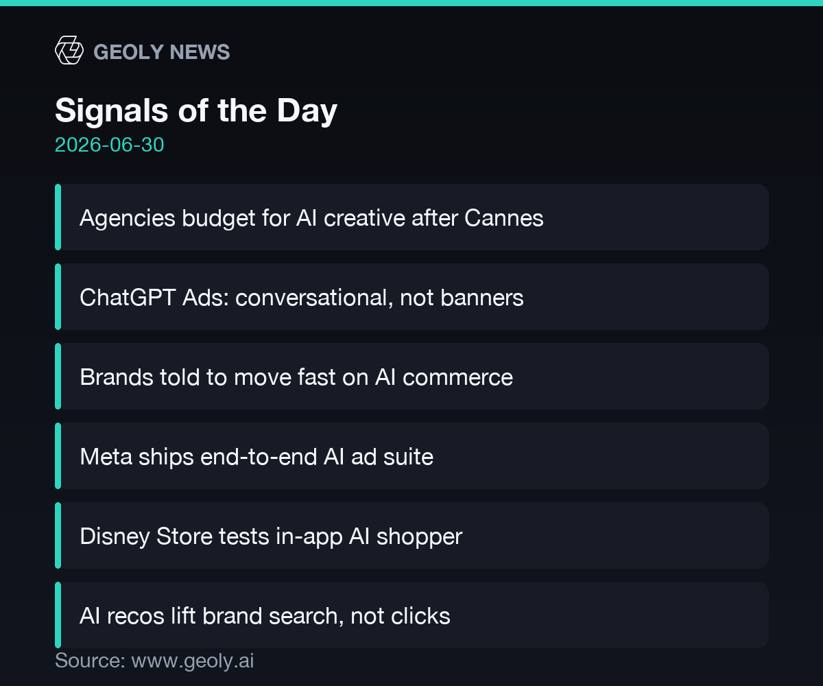 Signals of the Day infographic — source: geoly.ai