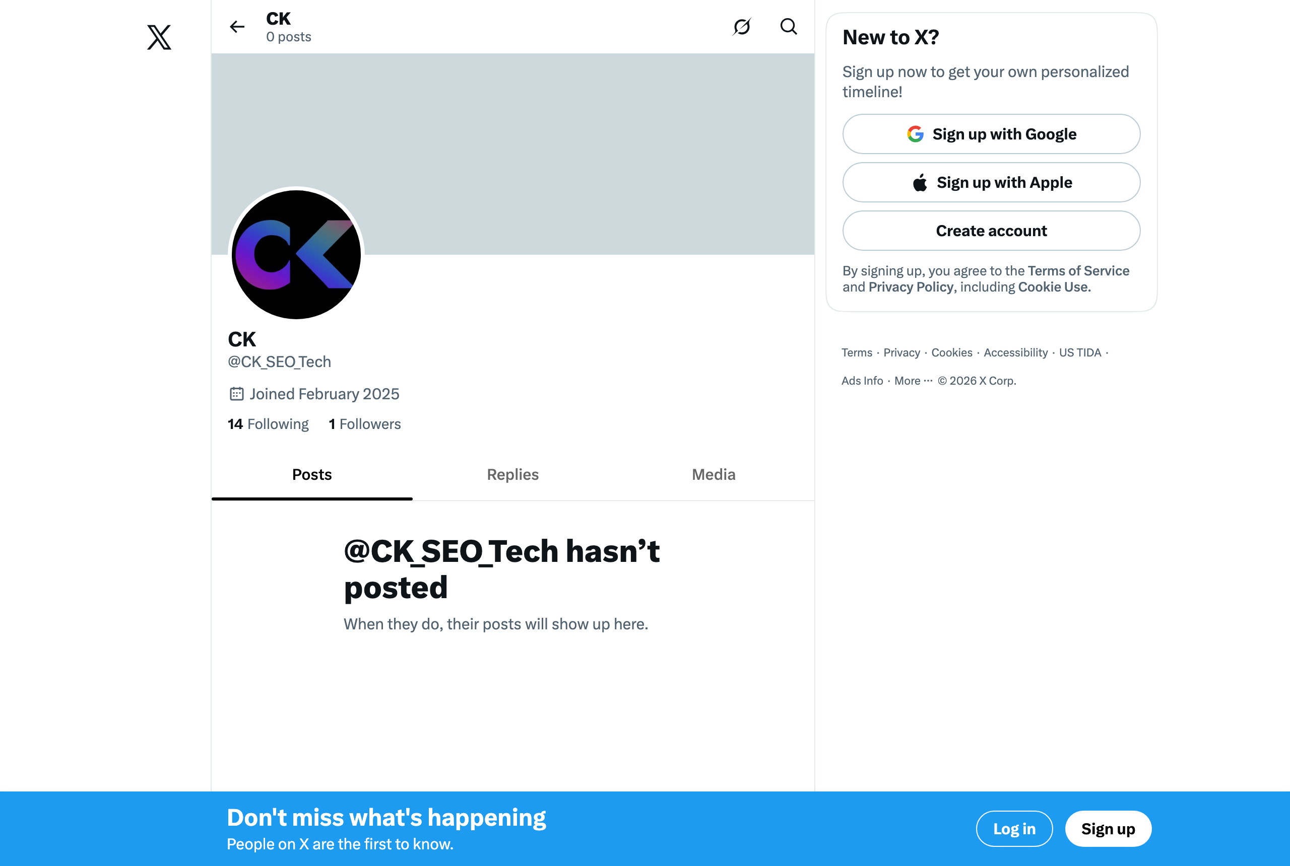 Connor Kimball's X profile @CK_SEO_Tech — GEO/AEO expert followed in GEOly's Expert Watch — source: x.com
