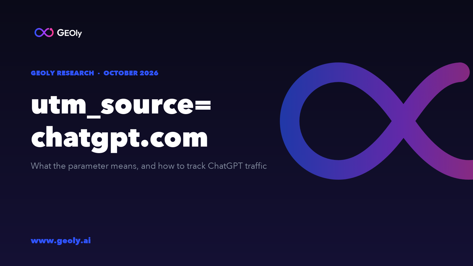 utm_source=chatgpt.com explained — GEOly Research, October 2026 utm_source=chatgpt.com explained — GEOly Research, October 2026